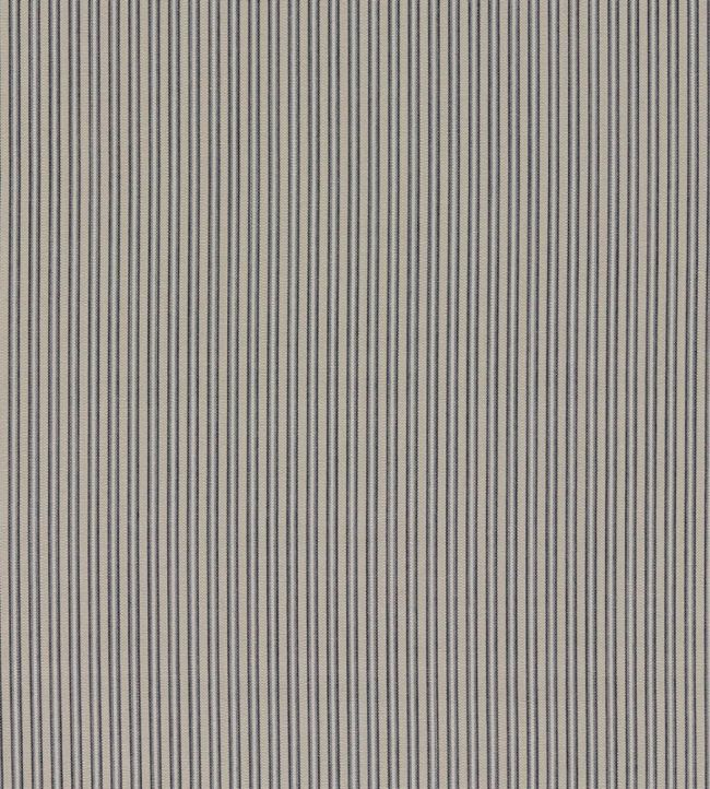 Apron Stripe Fabric by Zoffany Stone/Denim