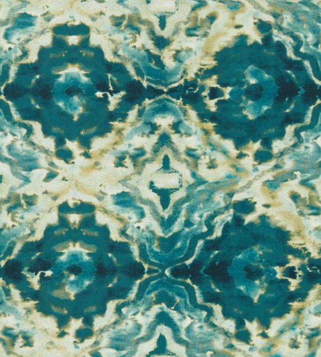 Aqueous Wallpaper by Clarke & Clarke Teal