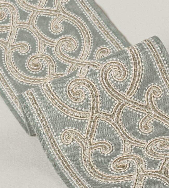 Aragon Braid Trimming by Colefax and Fowler Aqua
