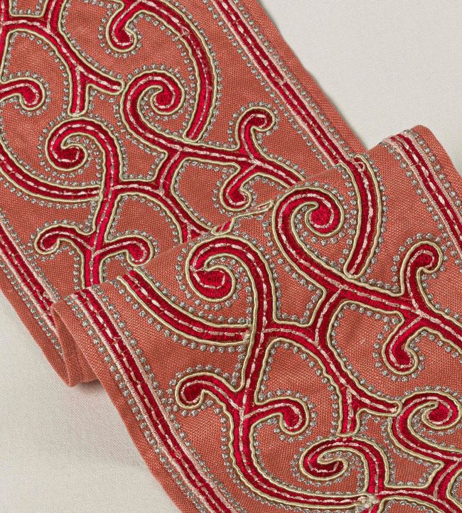 Aragon Braid Trimming by Colefax and Fowler Red