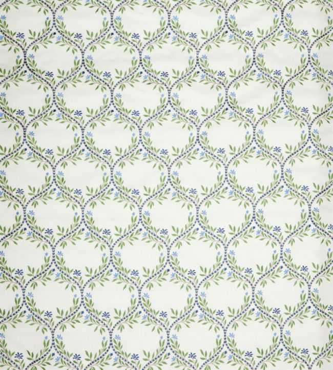 Arber Fabric by Nina Campbell Blue