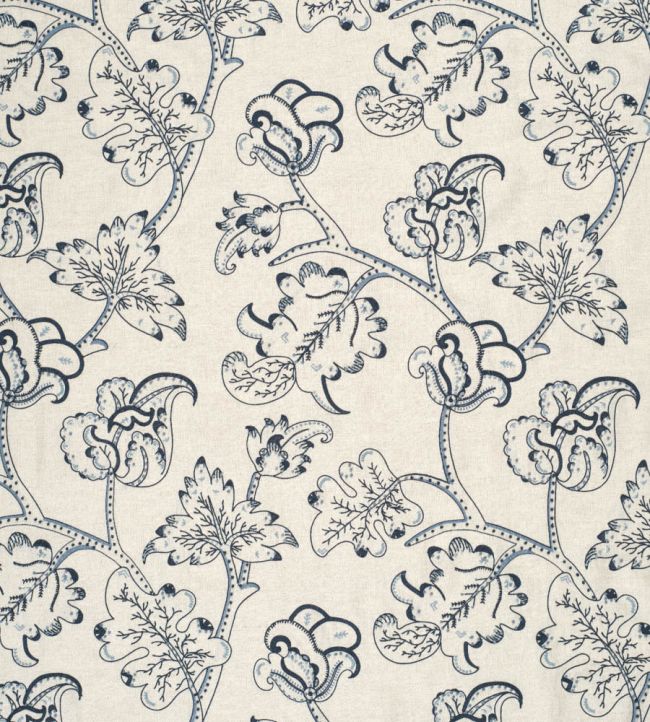 Arboreal Fabric by James Hare Hortense Blue