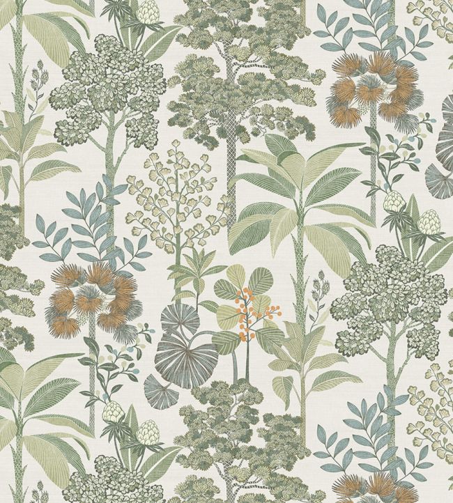 Arboreta Wallpaper by Osborne & Little Ivory/Sage