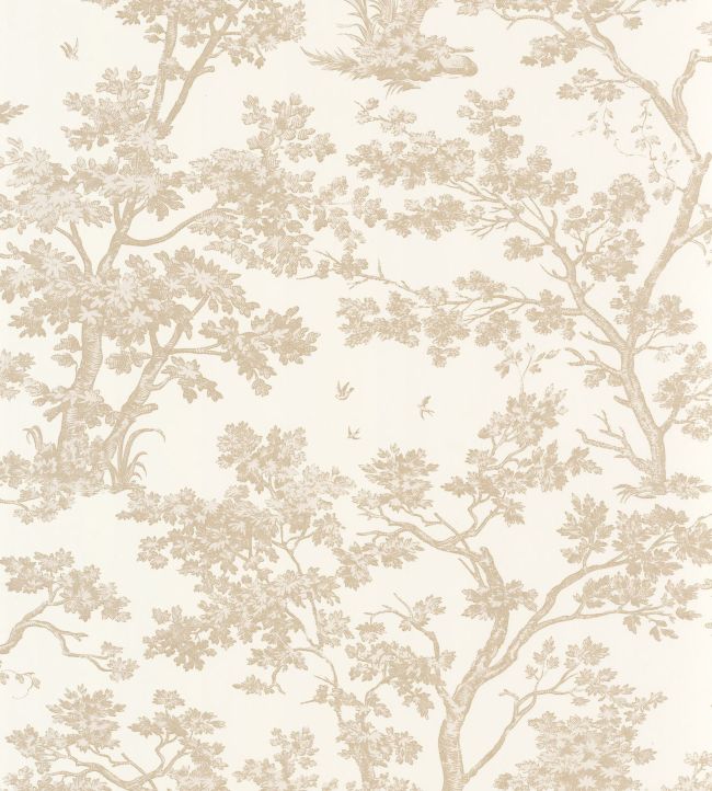 Arbre Wallpaper by Casadeco Beige Lin