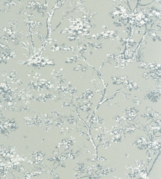 Arbre Wallpaper by Casadeco Vert