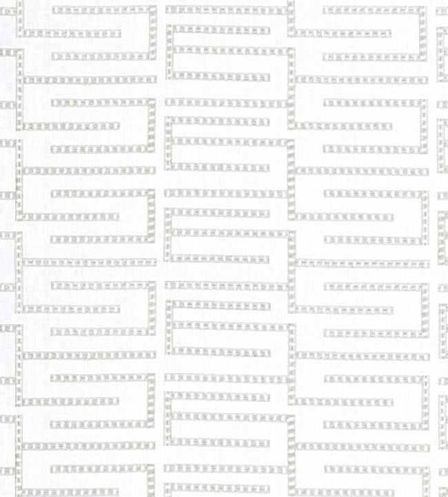 Architect Embroidery Fabric by Thibaut Cloud
