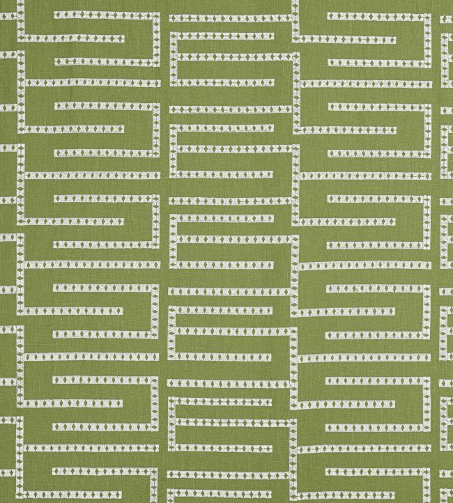 Architect Embroidery Fabric by Thibaut Sage
