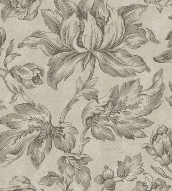 Archive Flower Wallpaper by Borastapeter Barite