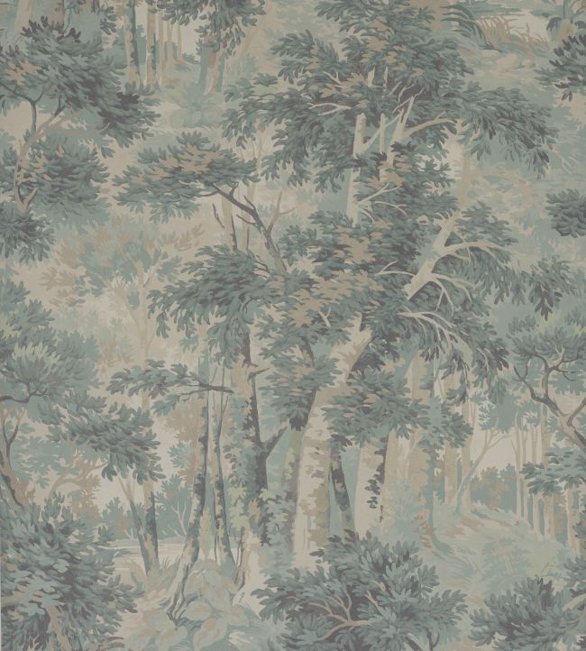 Arden Wallpaper by Colefax and Fowler Old Blue