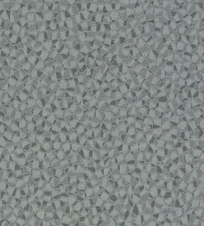 Argento Silk Fabric by James Hare Mirrored Steel