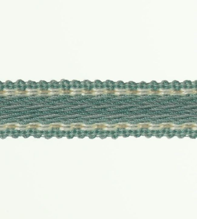 Arlington Narrow Braid Trimming by Colefax and Fowler Aqua