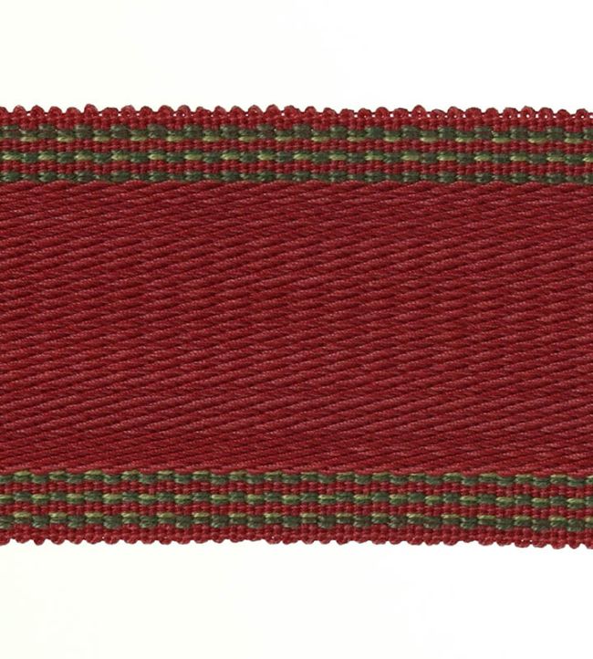 Arlington Wide Braid Trimming by Colefax and Fowler Red/Green