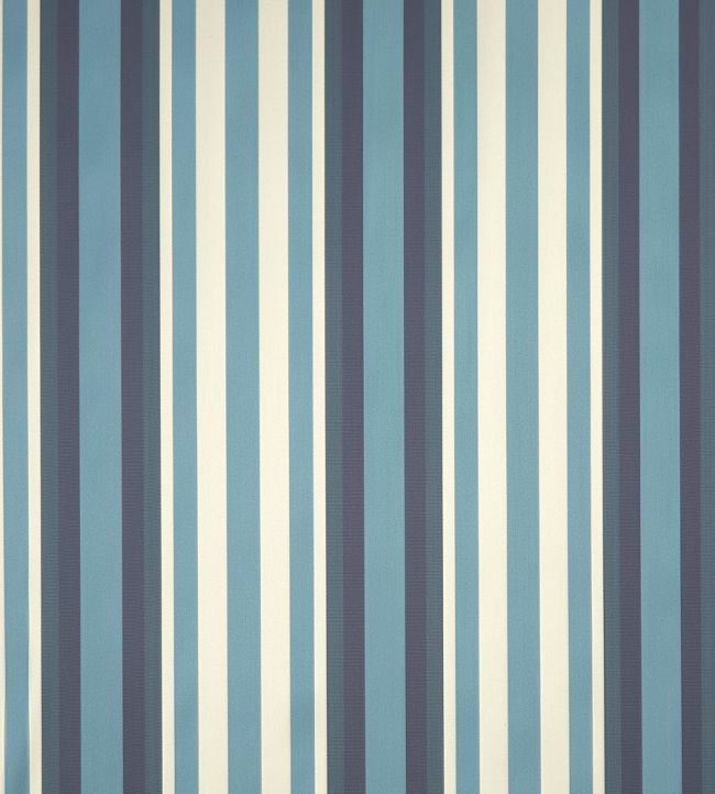 Arlo Stripe Fabric by Liberty Lapis