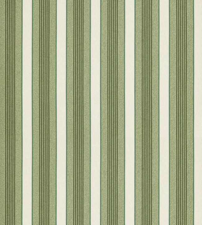 Arlo Stripe Wallpaper by Scalamandre Evergreen