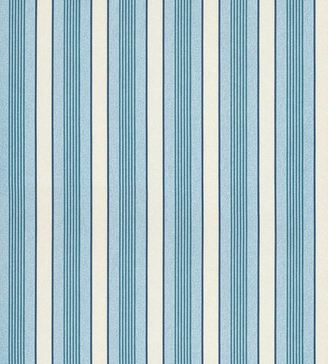 Arlo Stripe Wallpaper by Scalamandre Turquoise
