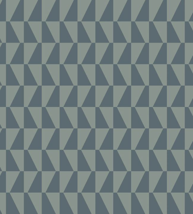 Trapez Wallpaper by Borastapeter Dusk Green