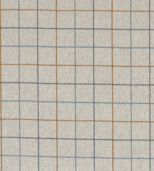 Arpege Fabric by Casamance Ocre Bleu Nordique