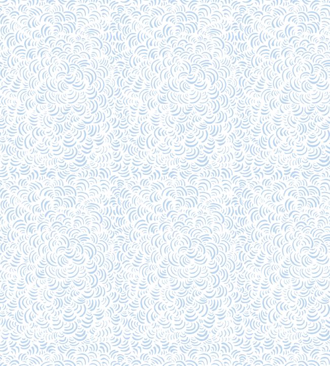 Arrowan Wallpaper by Kate Medlicott Cloudy Blue