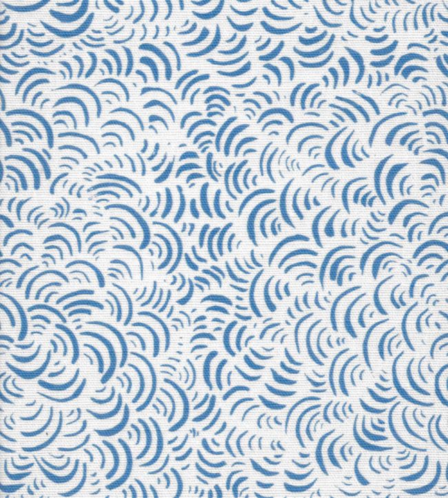 Arrowan Fabric by Kate Medlicott Ocean