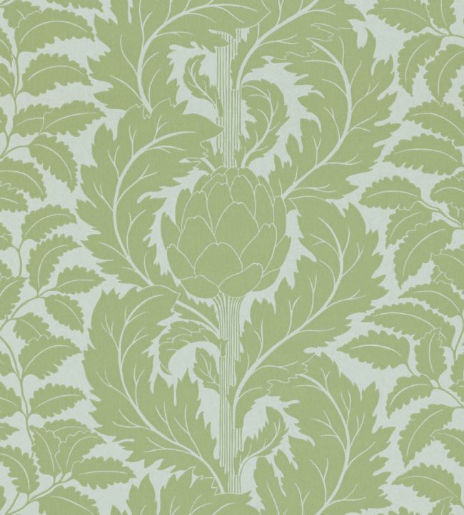 Artichoke Wallpaper by Langelid Von Bromssen Garden Green