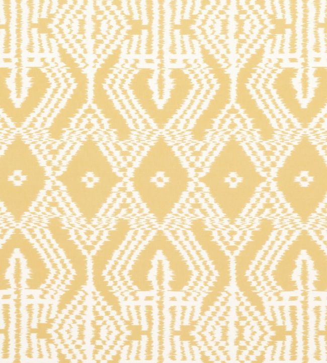 Asaka Ikat Fabric by Schumacher Buttercup