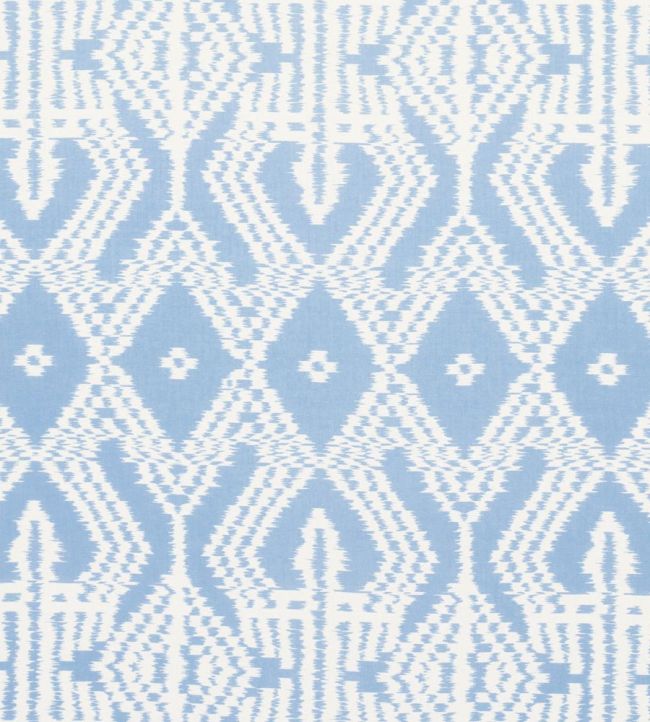 Asaka Ikat Fabric by Schumacher Chambray