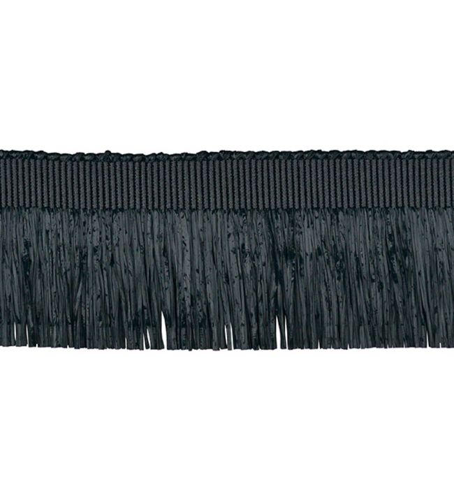 Asara Raffia Fringe 40mm Trimming by Houles Noir