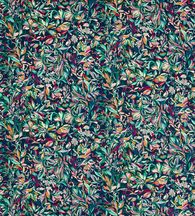 Ashbrook Velvet Fabric by Studio G Midnight