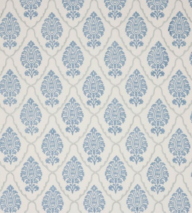 Ashburn Fabric by Colefax and Fowler Blue