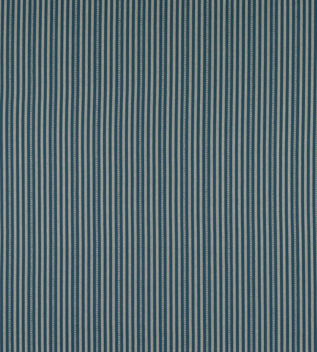 Asher Stripe Fabric by Jane Churchill Indigo