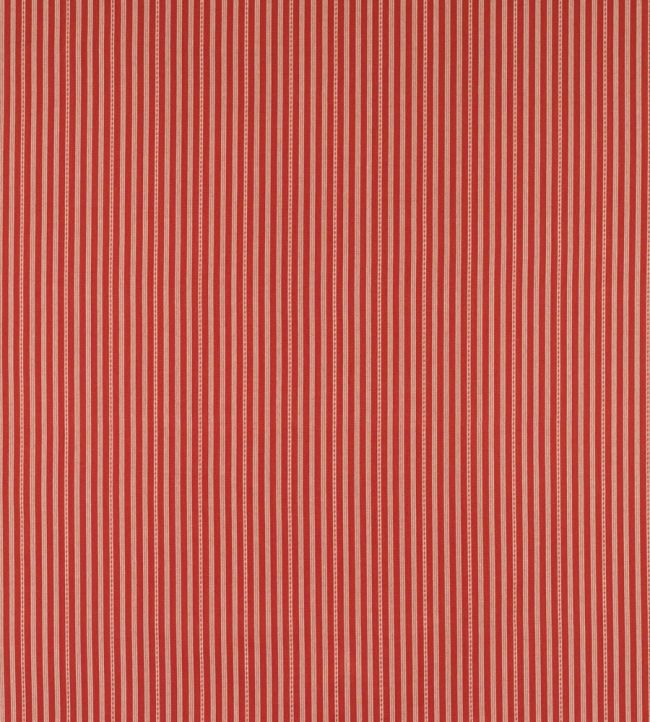 Asher Stripe Fabric by Jane Churchill Red