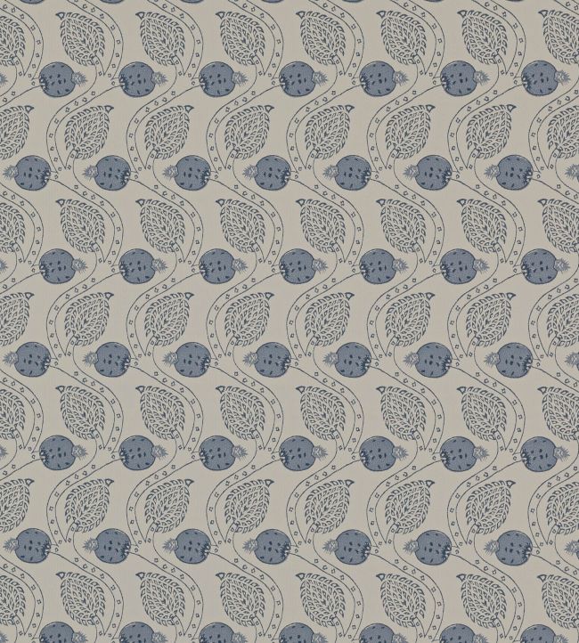 Ashmead Wallpaper by Colefax and Fowler Blue