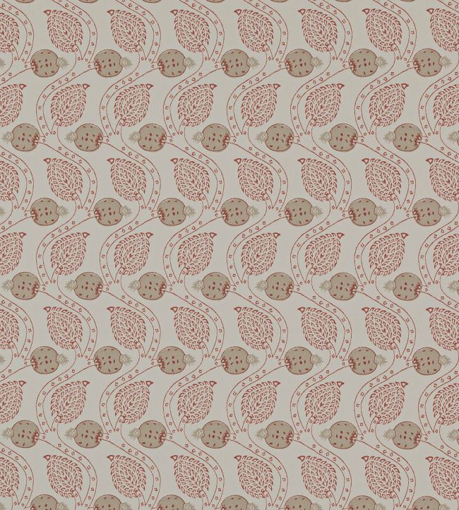 Ashmead Wallpaper by Colefax and Fowler Tomato