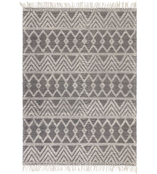 Asiatic Asra rug Black ASRA120170BLAC Black