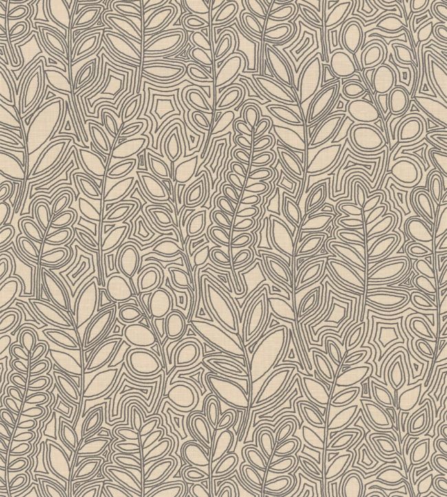 Astragale Wallpaper by Casamance Latte