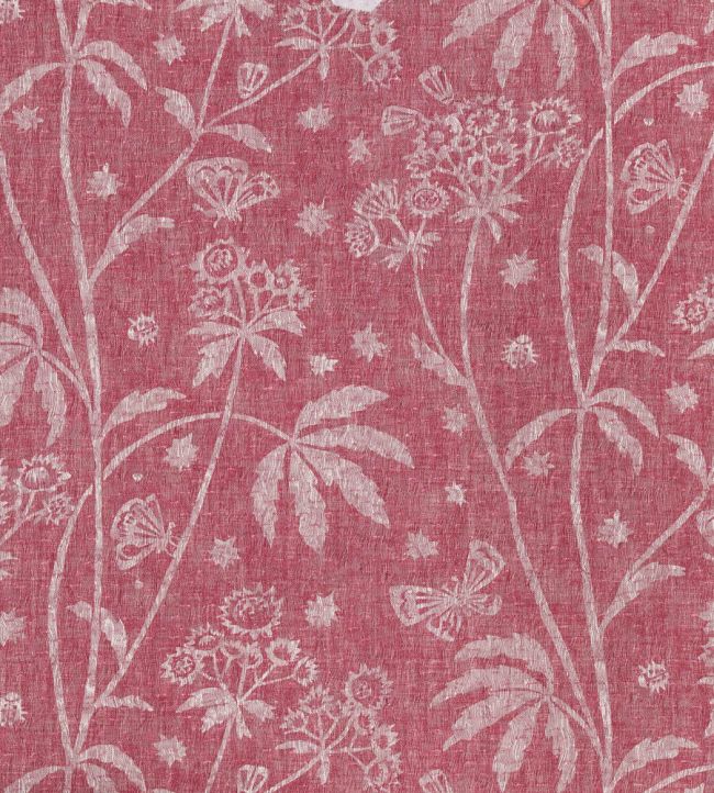 Astrea Fabric by Fermoie Raspberry