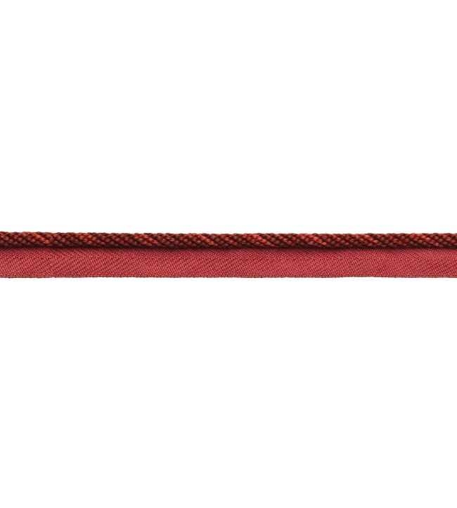 Astrid Cord with Tape Trimming by Samuel & sons Crimson