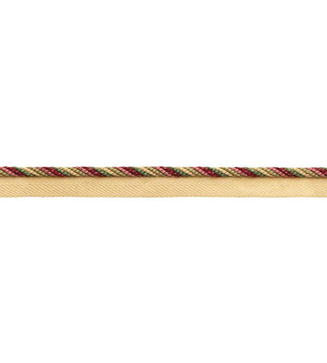 Astrid Cord with Tape Trimming by Samuel & sons Framboise