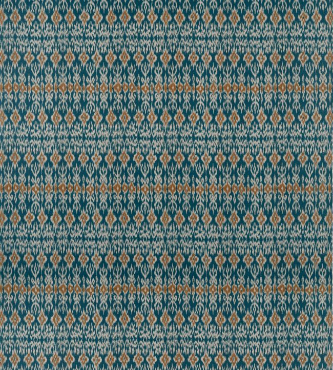Atlas Ikat Fabric by Thibaut Mineral