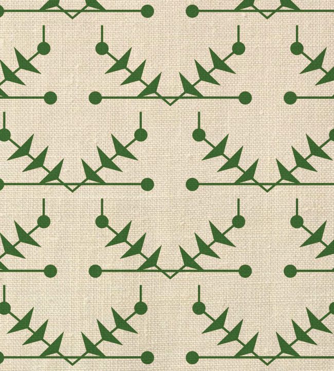 Atomic Trellis Fabric by Ottoline Green