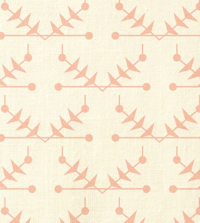 Atomic Trellis Fabric by Ottoline Pink