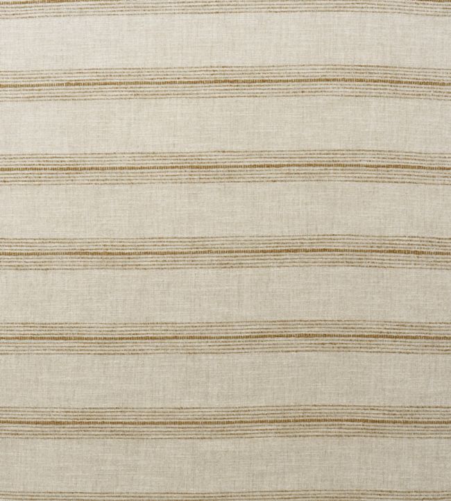 Atrani Stripe Fabric by Andrew Martin Ochre