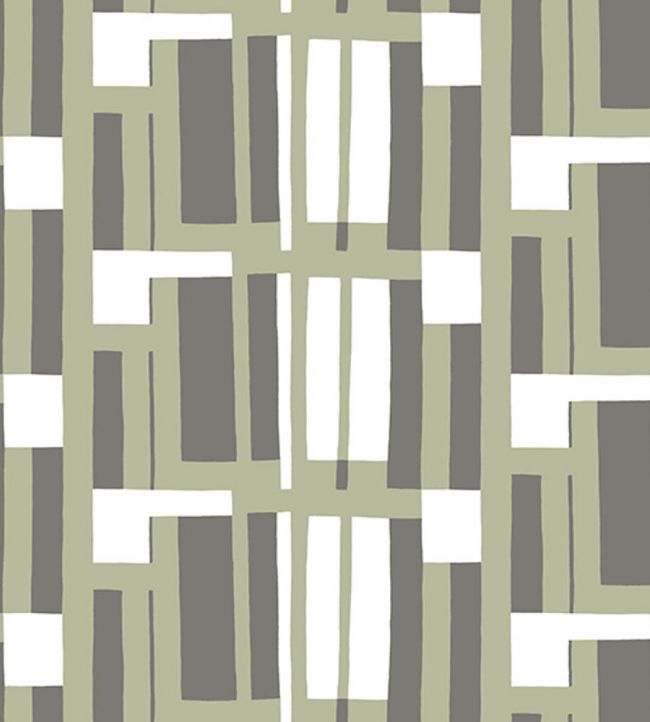 Attika Wallpaper by Marimekko Green