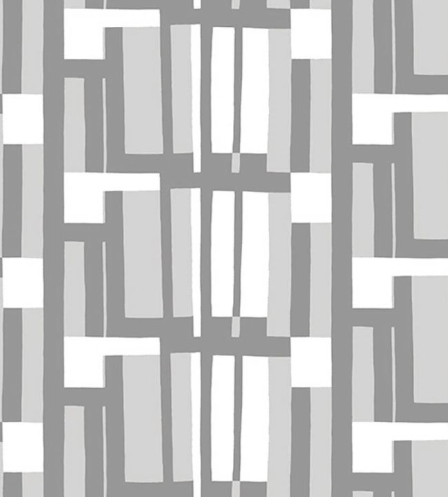 Attika Wallpaper by Marimekko Grey
