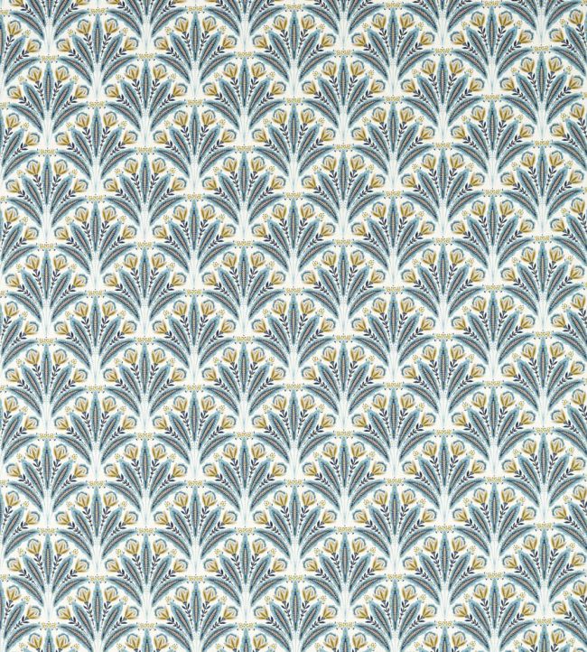 Attingham Fabric by Clarke & Clarke Denim