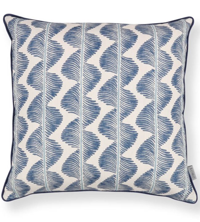 Aubin Cushion 50 x 50cm by Romo Buxton Blue