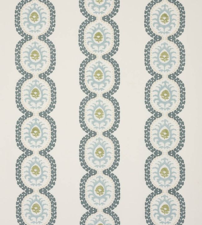 Aubrey Stripe Fabric by Colefax and Fowler Blue