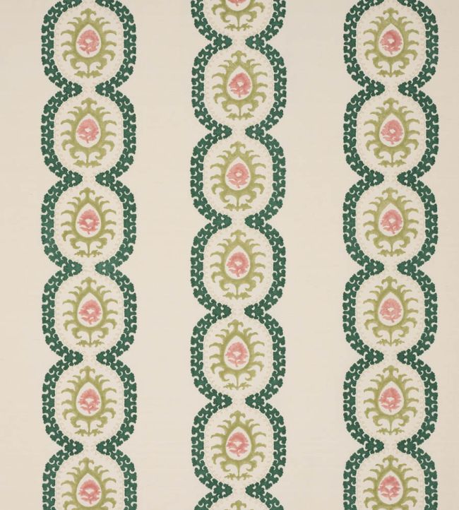 Aubrey Stripe Fabric by Colefax and Fowler Forest