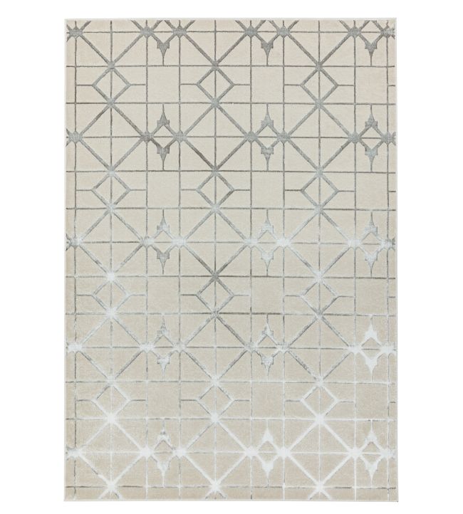 Asiatic Aurora Lattice rug Silver AU11-80150 Silver