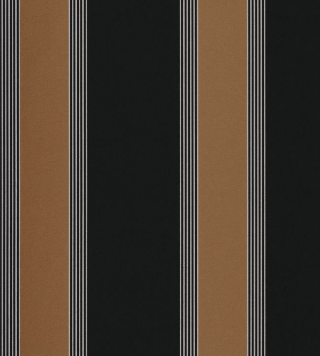 Auteuil Wallpaper by Casamance Noir / Dore